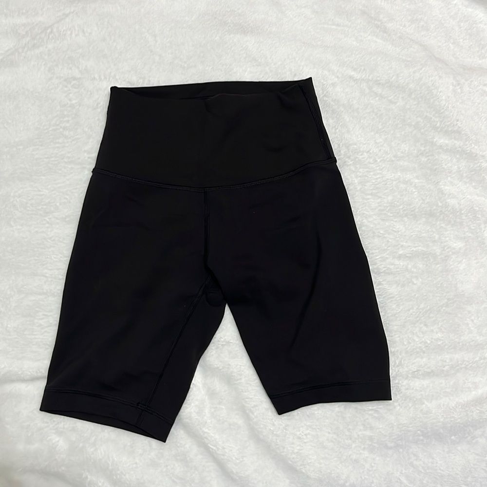 Lululemon Align 6” High Rise Black Biker Shorts : Size 4